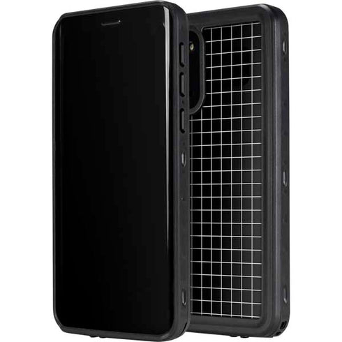 Black Grid Galaxy S20 Waterproof Case