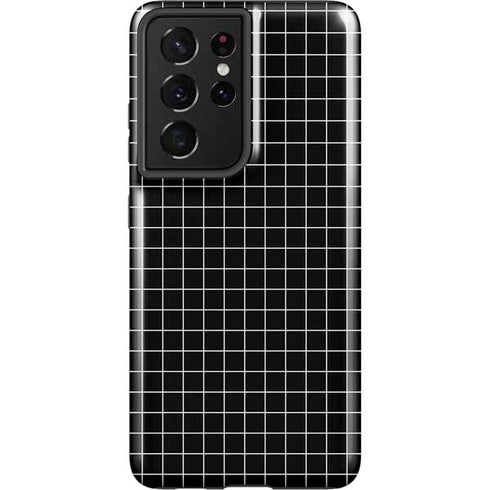 Black Grid Galaxy S21 Ultra 5G Pro Case