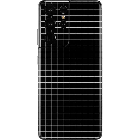Black Grid Galaxy S21 Ultra 5G Skin