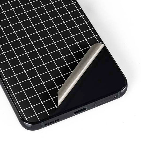 Black Grid Galaxy S22 Plus Skin
