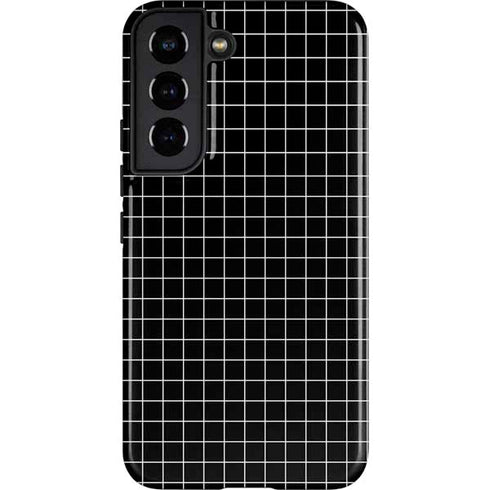 Black Grid Galaxy S22 Pro Case