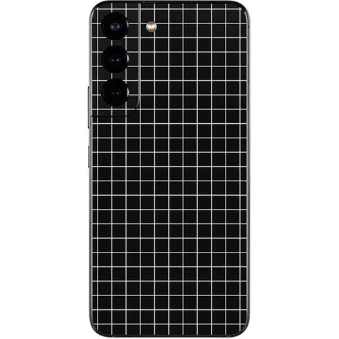 Black Grid Galaxy S22 Skin