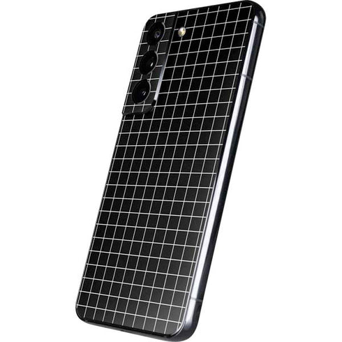 Black Grid Galaxy S22 Skin