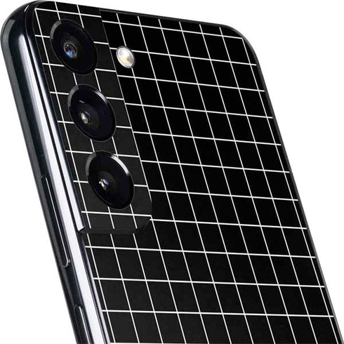 Black Grid Galaxy S22 Skin