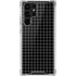 Black Grid Galaxy S22 Ultra Clear Case
