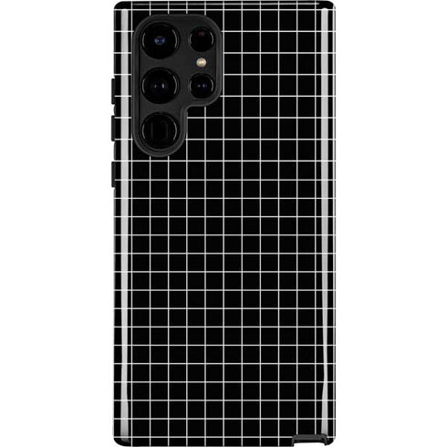 Black Grid Galaxy S22 Ultra Pro Case
