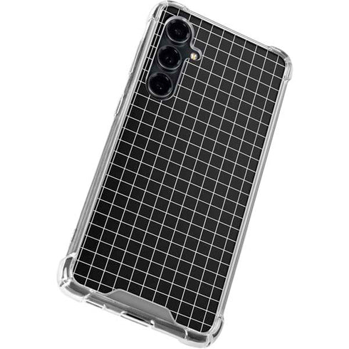 Black Grid Galaxy S23 FE Clear Case