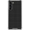 Black Grid Galaxy S23 Plus Clear Case