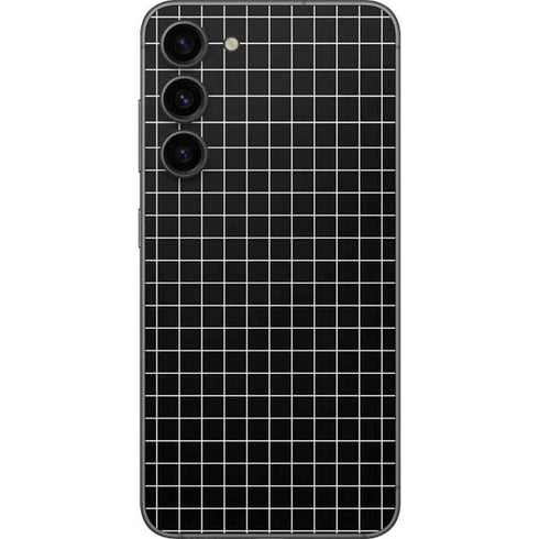 Black Grid Galaxy S23 Plus Skin