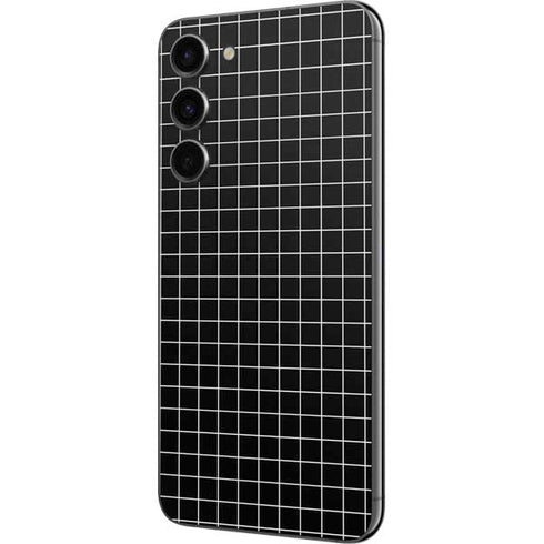 Black Grid Galaxy S23 Plus Skin