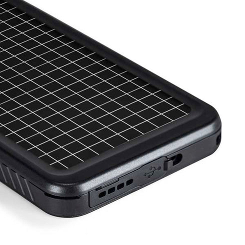 Black Grid Galaxy S23 Waterproof Case