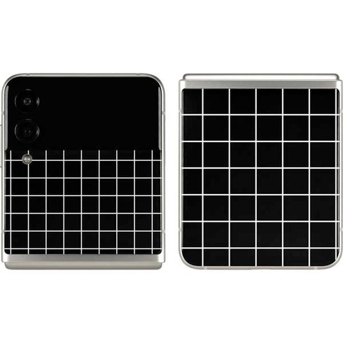 Black Grid Galaxy Z Flip3 5G Skin