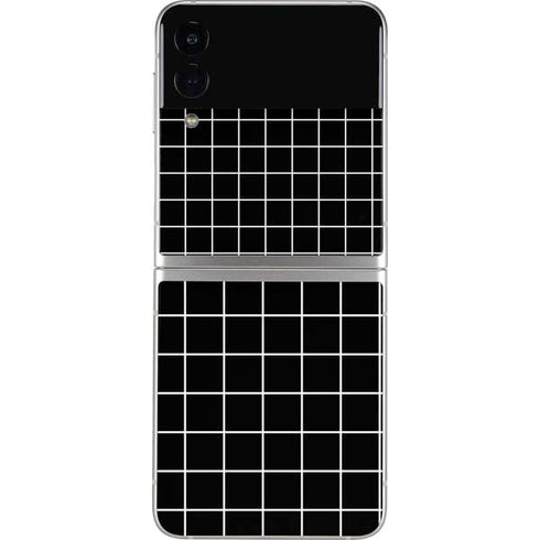Black Grid Galaxy Z Flip3 5G Skin