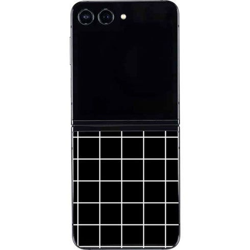 Black Grid Galaxy Z Flip5 5G Skin