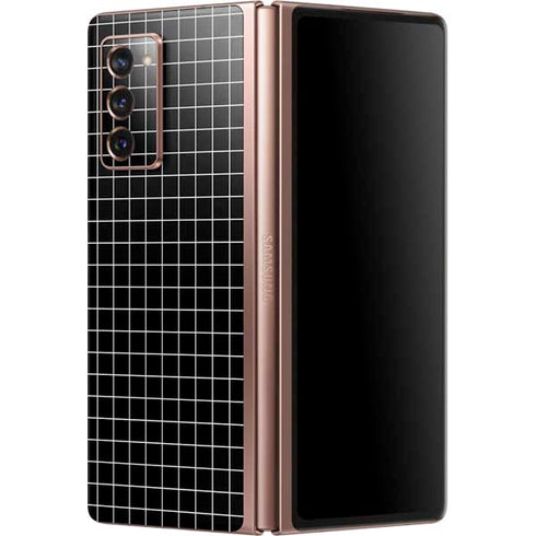 Black Grid Galaxy Z Fold2 5G Skin