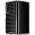 Black Grid Galaxy Z Fold4 5G Clear Case
