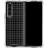 Black Grid Galaxy Z Fold4 5G Clear Case