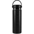 Black Grid Hydro Flask 20oz Wide Mouth Skin