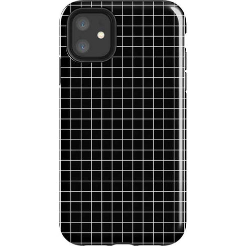 Black Grid iPhone 11 Impact Case
