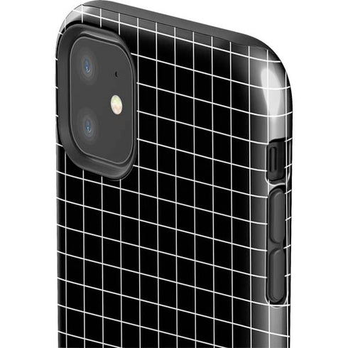 Black Grid iPhone 11 Impact Case