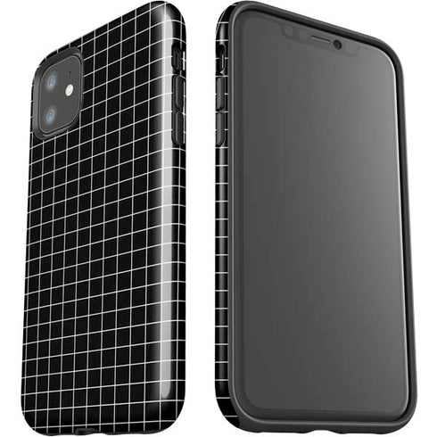 Black Grid iPhone 11 Impact Case