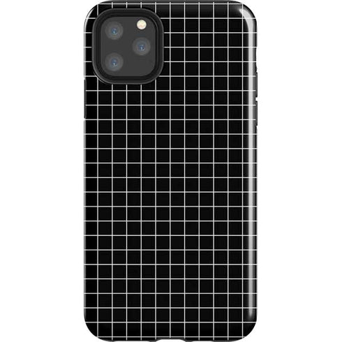 Black Grid iPhone 11 Pro Max Impact Case