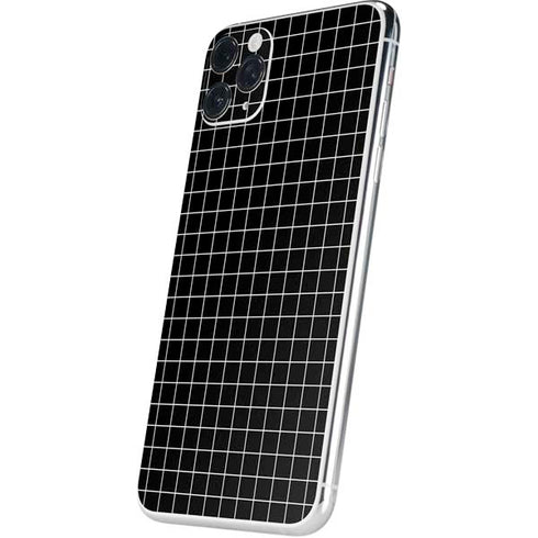 Black Grid iPhone 11 Pro Max Skin