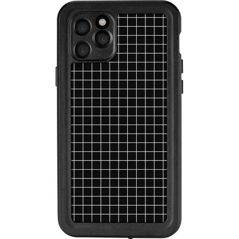 Black Grid iPhone 11 Pro Waterproof Case