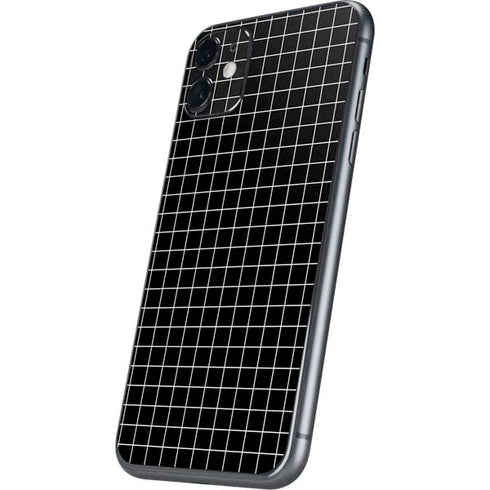 Black Grid iPhone 11 Skin