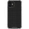 Black Grid iPhone 12 Clear Case