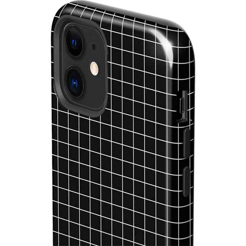Black Grid iPhone 12 Impact Case