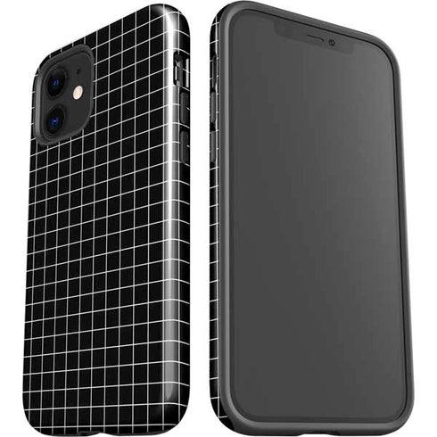 Black Grid iPhone 12 Impact Case