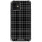 Black Grid iPhone 12 Mini Clear Case