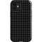 Black Grid iPhone 12 Mini Impact Case