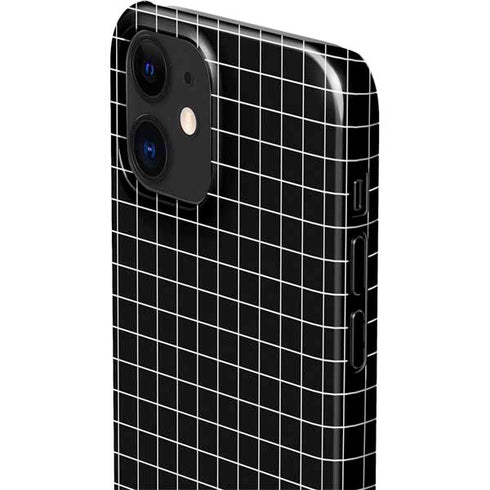 Black Grid iPhone 12 Mini Lite Case
