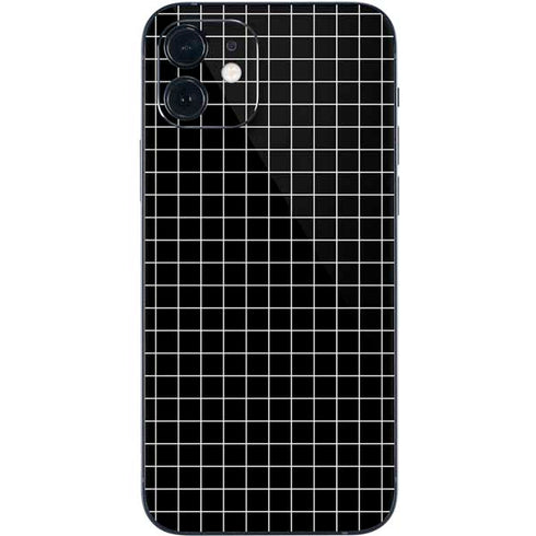 Black Grid iPhone 12 Mini Skin