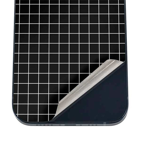 Black Grid iPhone 12 Mini Skin