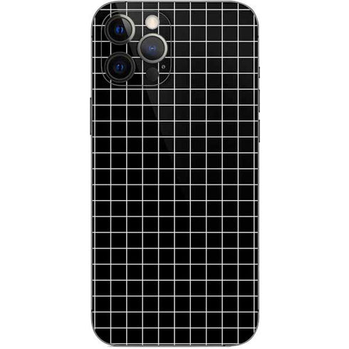 Black Grid iPhone 12 Pro Max Skin