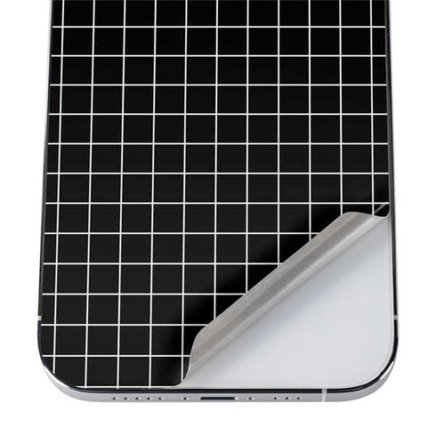 Black Grid iPhone 12 Pro Max Skin