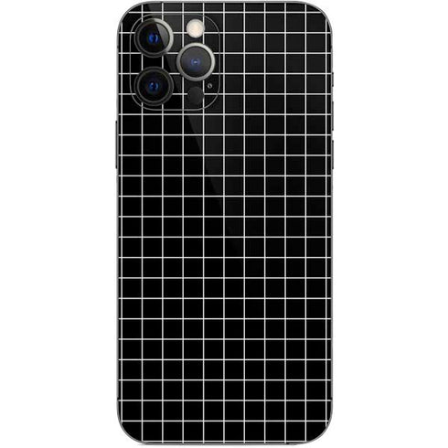 Black Grid iPhone 12 Pro Skin