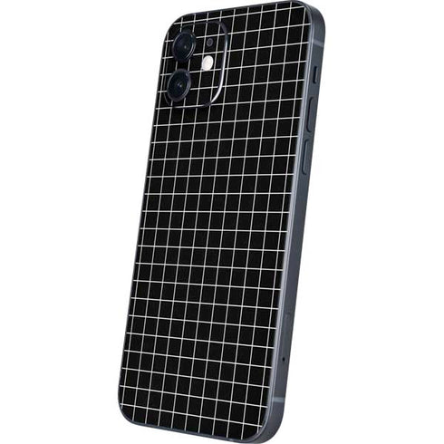 Black Grid iPhone 12 Skin