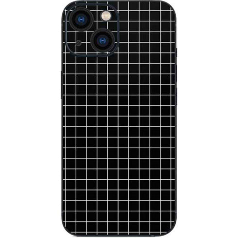 Black Grid iPhone 13 Mini Skin