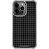 Black Grid iPhone 13 Pro Clear Case