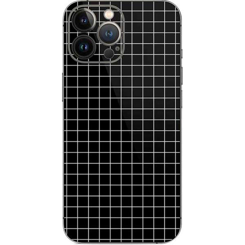 Black Grid iPhone 13 Pro Max Skin