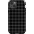 Black Grid iPhone 15 Impact Case