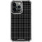 Black Grid iPhone 14 Pro Clear Case