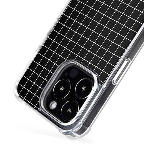 Black Grid iPhone 15 Pro MagSafe Case