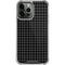 Black Grid iPhone 15 Pro Max Clear Case