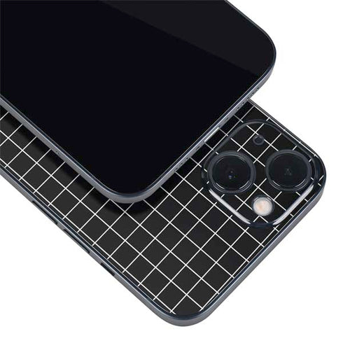 Black Grid iPhone 14 Skin