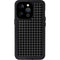 Black Grid iPhone 15 Pro Waterproof Case